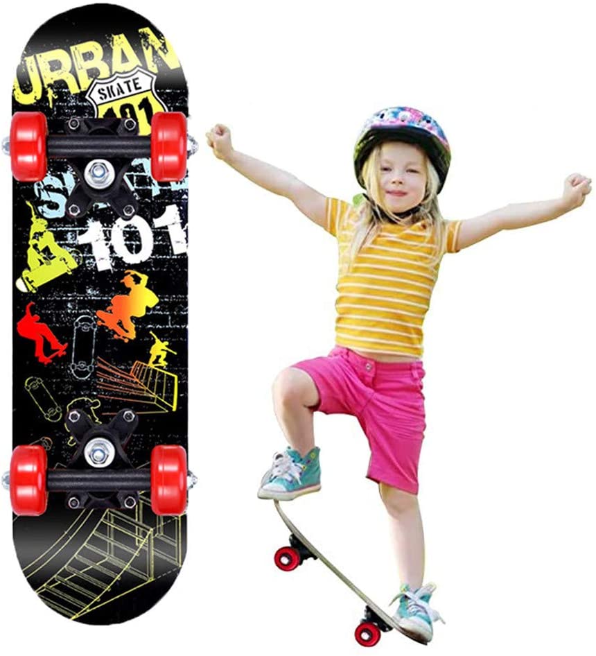 Multi-Color Four-Wheel Roller Skateboard For Kids