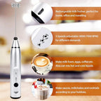 2-in-1 USB Rechargeable Milk Frother & Egg Beater