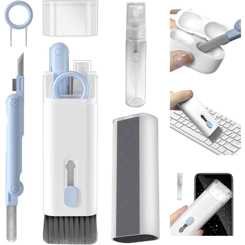 Functional 7 In 1 Cleaning Tool Kit For Keybaord, Mobile, Earbuds