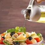 Glass Oil Dispenser Bottle Flip Cap for Cooking