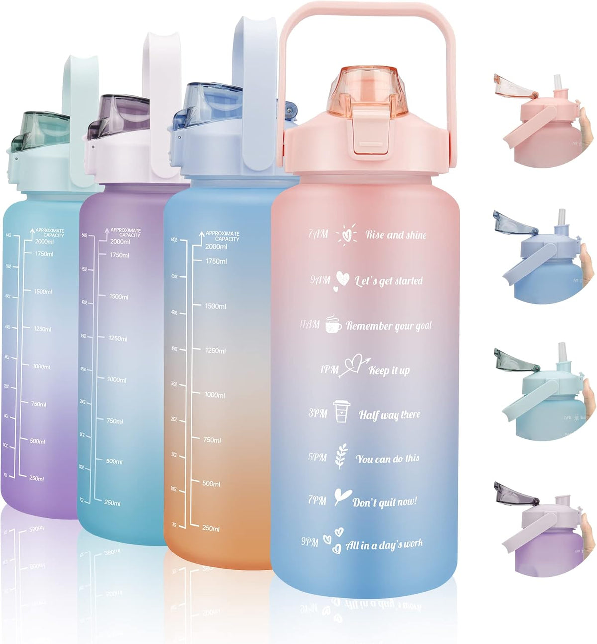 Half gallon Sports Water Bottle