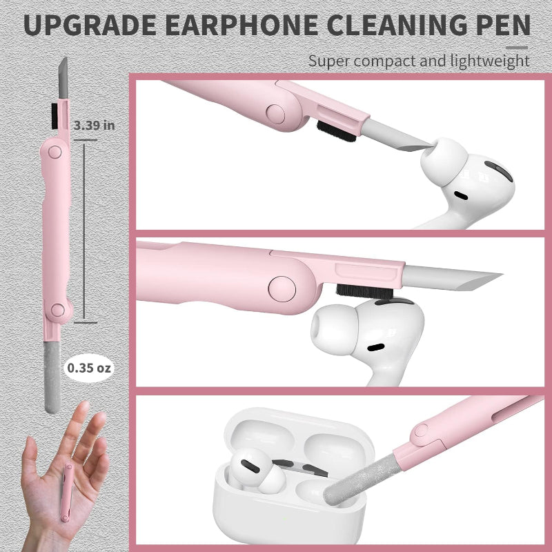 Functional 7 In 1 Cleaning Tool Kit For Keybaord, Mobile, Earbuds