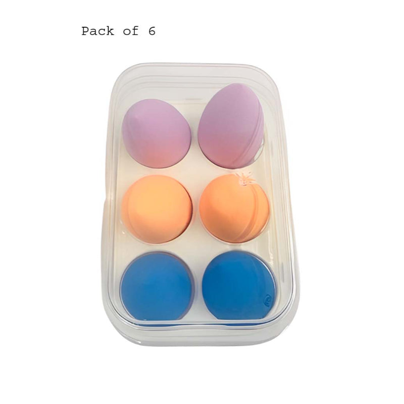 Mini Pack of 6 Beauty Blenders for Flawless Makeup