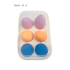 Mini Pack of 6 Beauty Blenders for Flawless Makeup