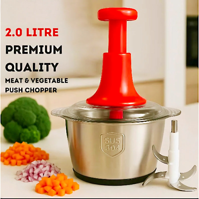 Stainless Steel Manual Food Chopper