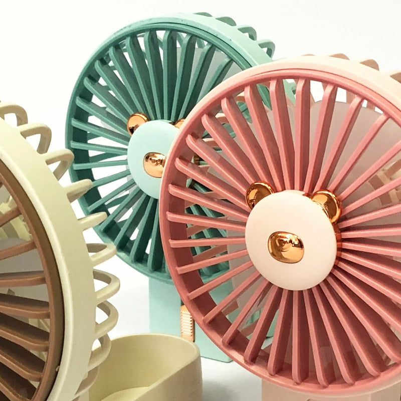 Mini Cute Foldable Handheld Desktop USB Fan