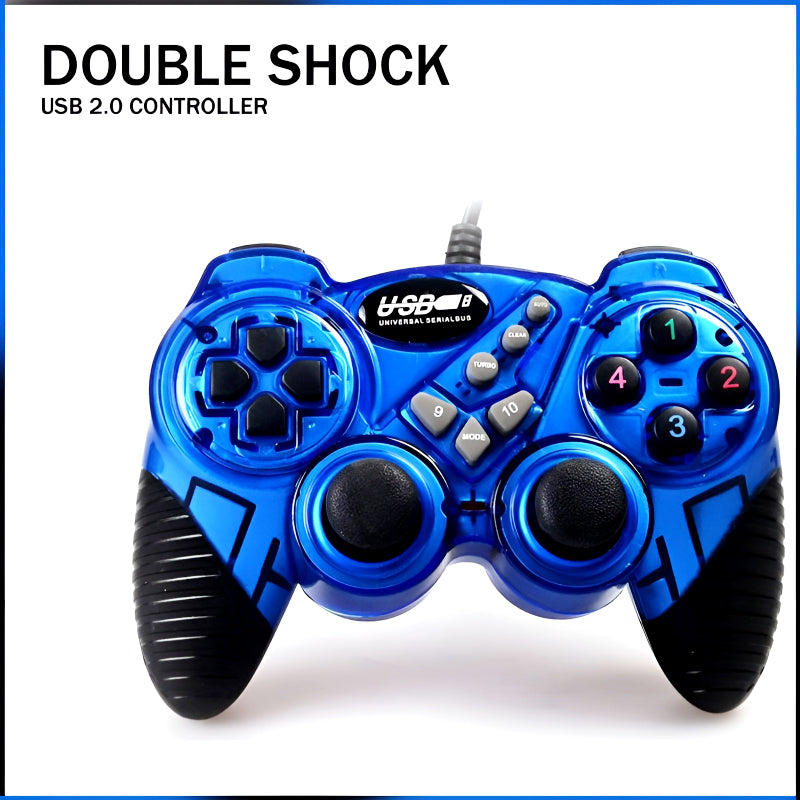 Double Shock USB 2.0 Wired Gaming Controller